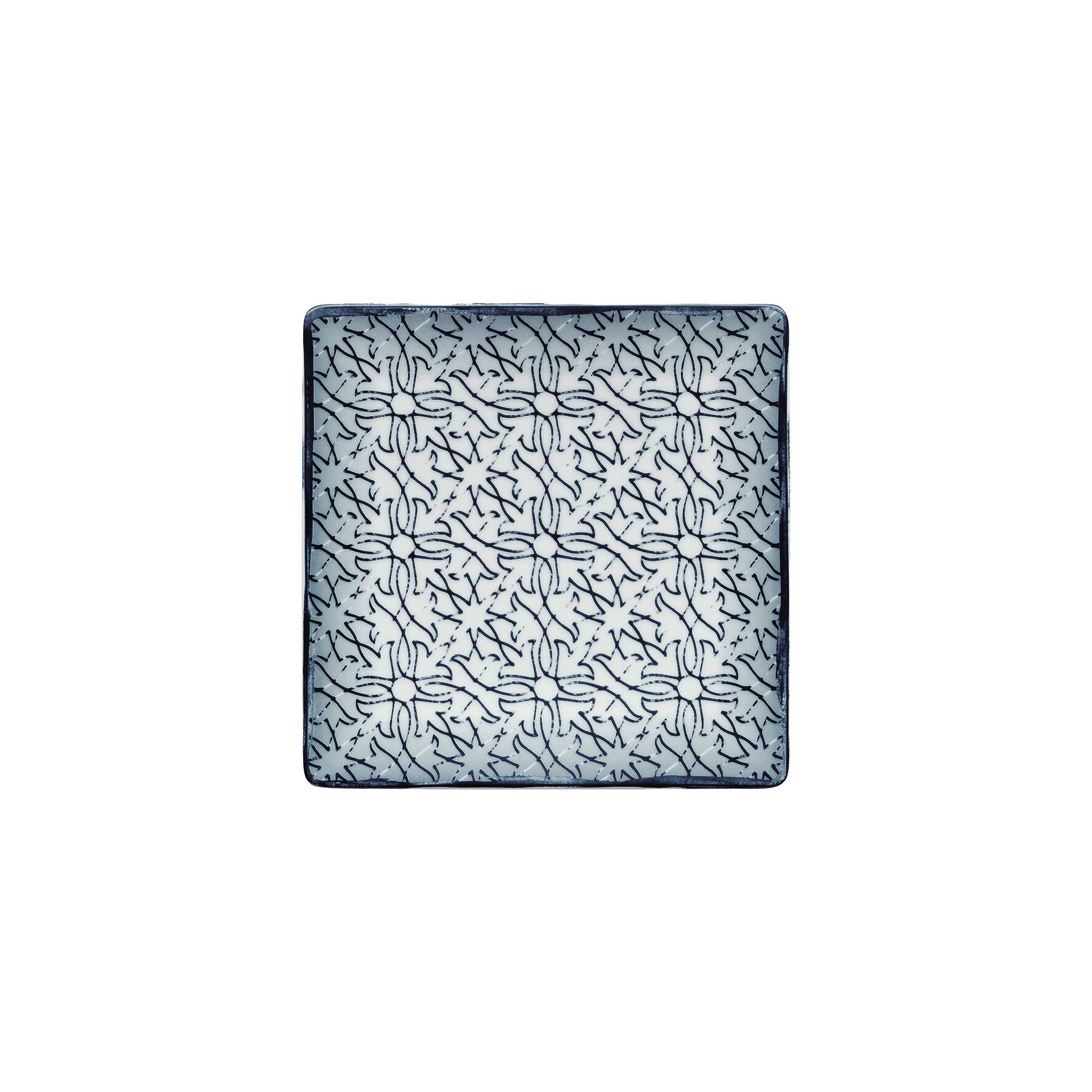 Shabby Chic, Coupteller halbtief eckig 163 x 163 mm Dekor 6